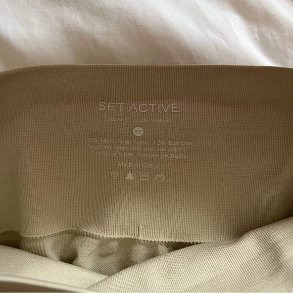 Set Active SCULPTFLEX Tights - Oat Milk - Picture 3 of 5
